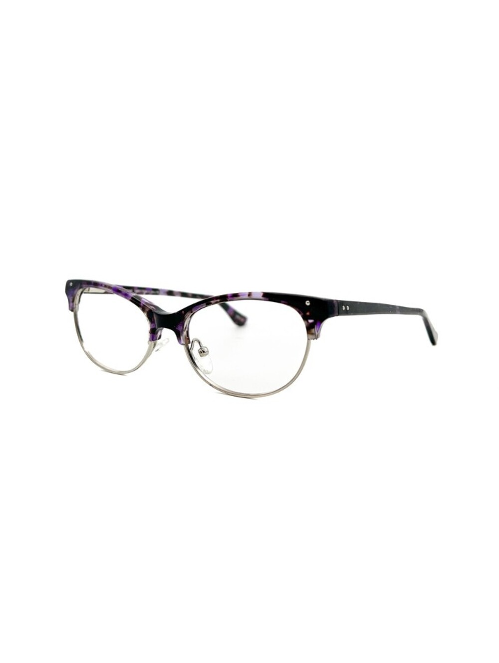 Chelsea Morgan Cmp 7001 To LV Tortoise Lavender Eyeglass Frames 50-16-140